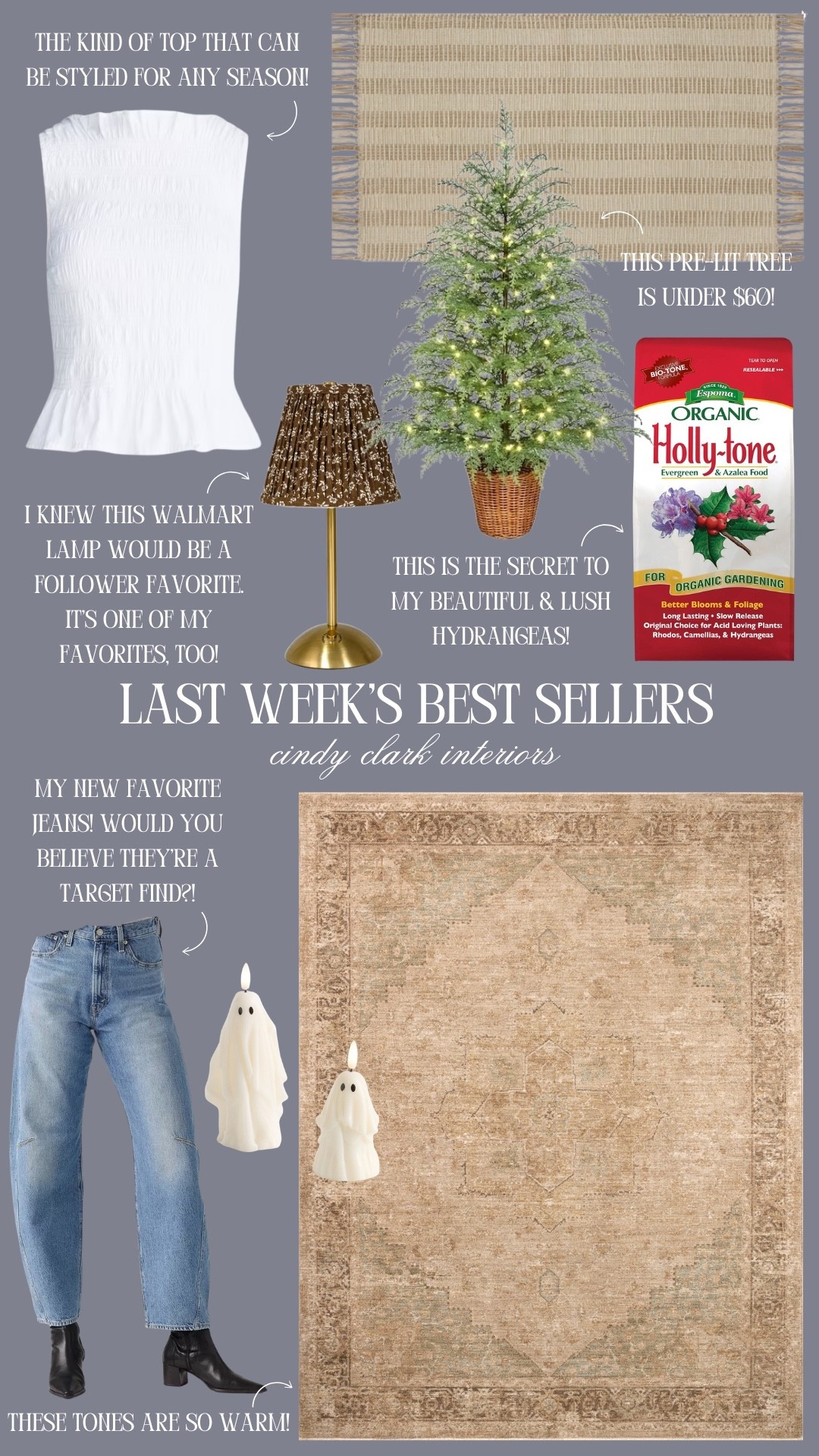 Last week’s best sellers 🤍 A pretty mix of fashion, home decor, and seasonal favorites 🍂☺️

#LTKHome #LTKSeasonal #LTKgrwm