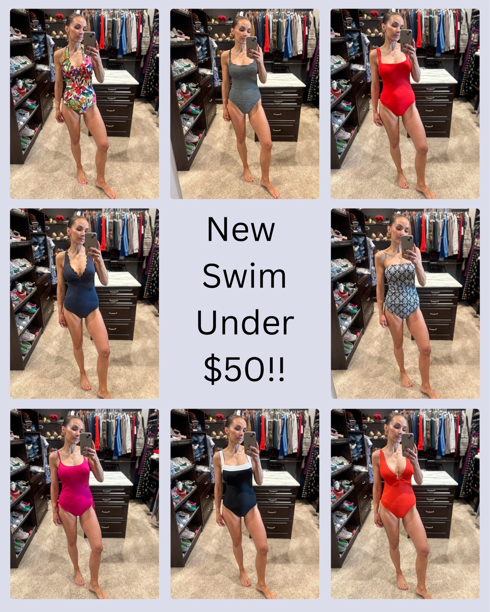 I can’t believe how much I love all 8 of these swimsuits from Target! The quality, the coverage, the colors, the price…it’s all so good! Which one is your favorite?