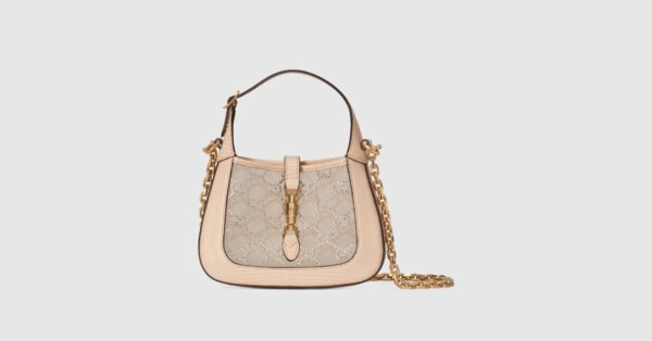 Jackie 1961 mini crystal GG lizard bag | Gucci (US)