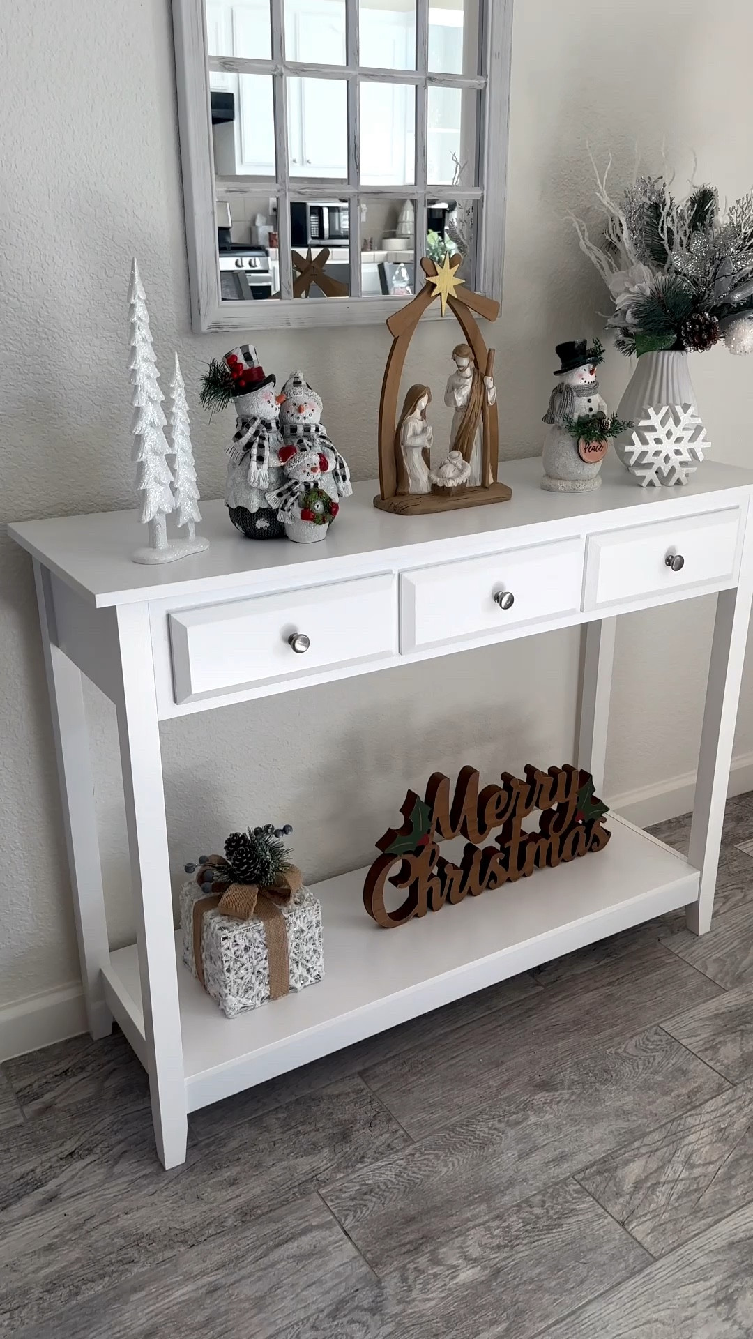 Adding this 42” console table from Wayfair completely changed the vibe of my space 🤍 Perfect for styling candles, baskets, and décor without feeling cluttered. Such an easy way to make your entryway or living room look intentional and put-together!

#WayfairHome #WayfairDecor #ConsoleTableStyle #EntrywayDecor #HomeVibes #DecorLovers #NeutralHome #LTKHome #HomeFinds #FurnitureRefresh #DecorEssentials #HomeInspo #InteriorGlow #AffordableDecor #WayfairFinds #wayfair

#LTKGiftGuide #LTKCyberWeek #LTKHoliday