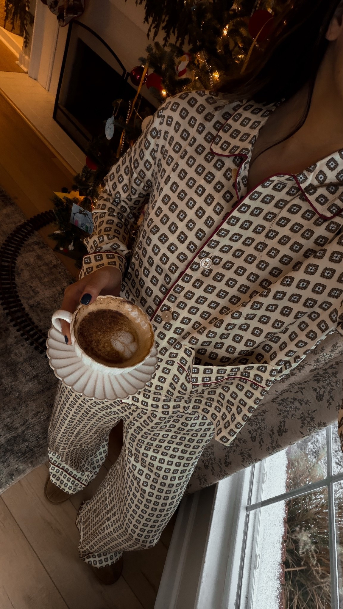 These satin pjs are on super sale! Wearing XS. 

#LTKSaleAlert #LTKGiftGuide #LTKFindsUnder50