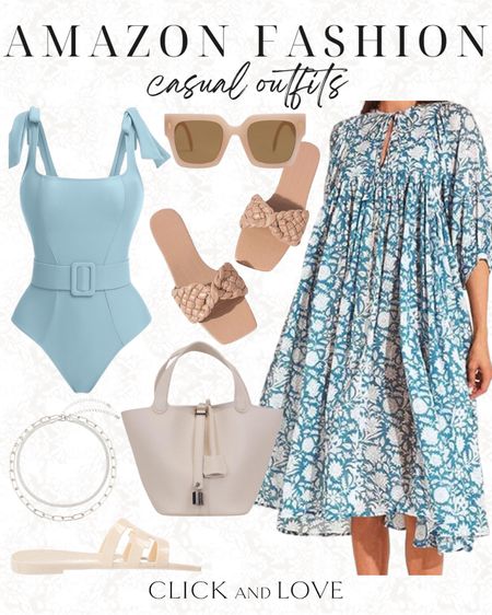 Casual outfit inspo from Amazon 👏🏼 this beautiful blue dress is great for a day out. Grab these sunglasses on sale to throw in your bag!

Casual fashion, casual outfit, casual fashion inspiration, florals dress, summer dress, dresses, swimwear, women’s swimsuit, sandals, slides, shoe crush, necklace, jewelry, accessories, tote bag, sunnies, sunglasses, Amazon sale, sale, sale find, sale alert, Womens fashion, fashion, fashion finds, outfit, outfit inspiration, clothing, budget friendly fashion, summer fashion, wardrobe, fashion accessories, Amazon, Amazon fashion, Amazon must haves, Amazon finds, amazon favorites, Amazon essentials #amazon #amazonfashion

#LTKmidsize #LTKshoecrush #LTKswim