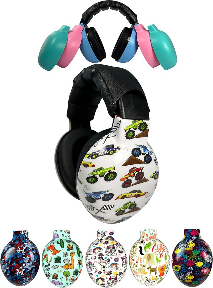 ZIPZ Baby & Toddler Earmuffs - ANSI-Certified Noise Protection, Audiologist-Recommended, Intercha... | Amazon (US)