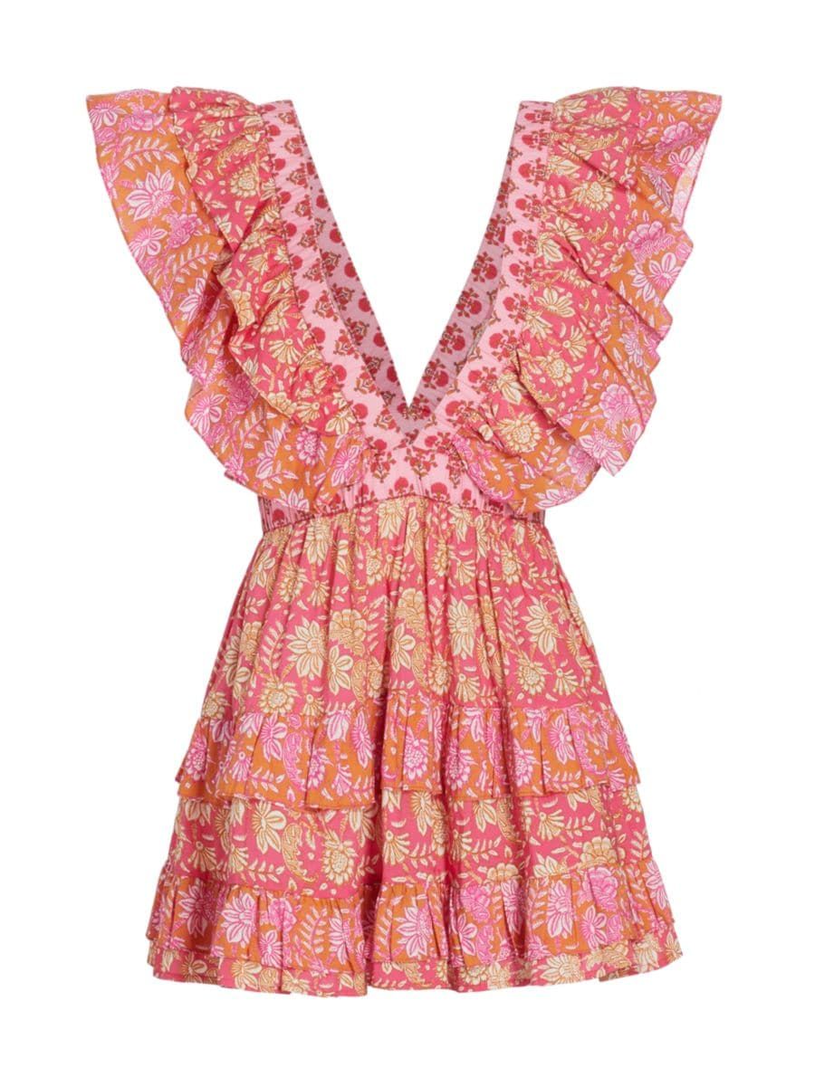 Figue Aurelia Cotton Minidress | Saks Fifth Avenue