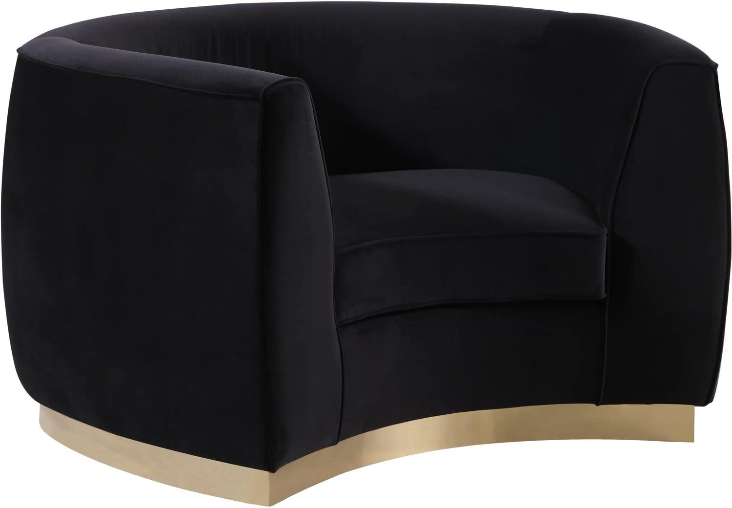 Rustic Revival Black Velvet Chair | Amazon (US)