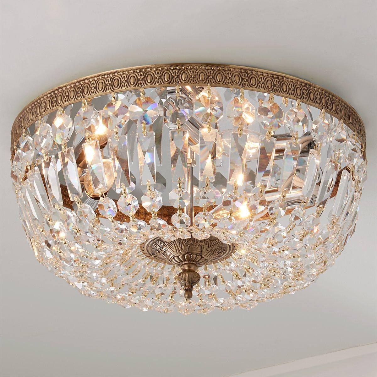 Cut Crystal Basket Ceiling Light - Large | Shades of Light