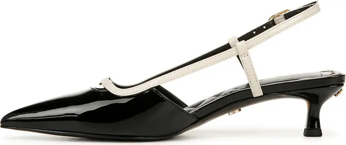 Sam Edelman Toni Slingback Pointed Toe Kitten Heel Pump (Women) | Nordstrom | Nordstrom