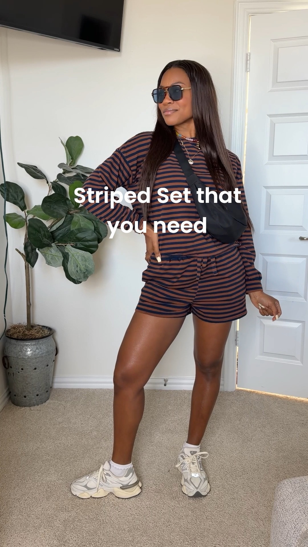 Striped Set on repeat 
Size: medium 

#LTKmomlife #LTKTall #LTKootd