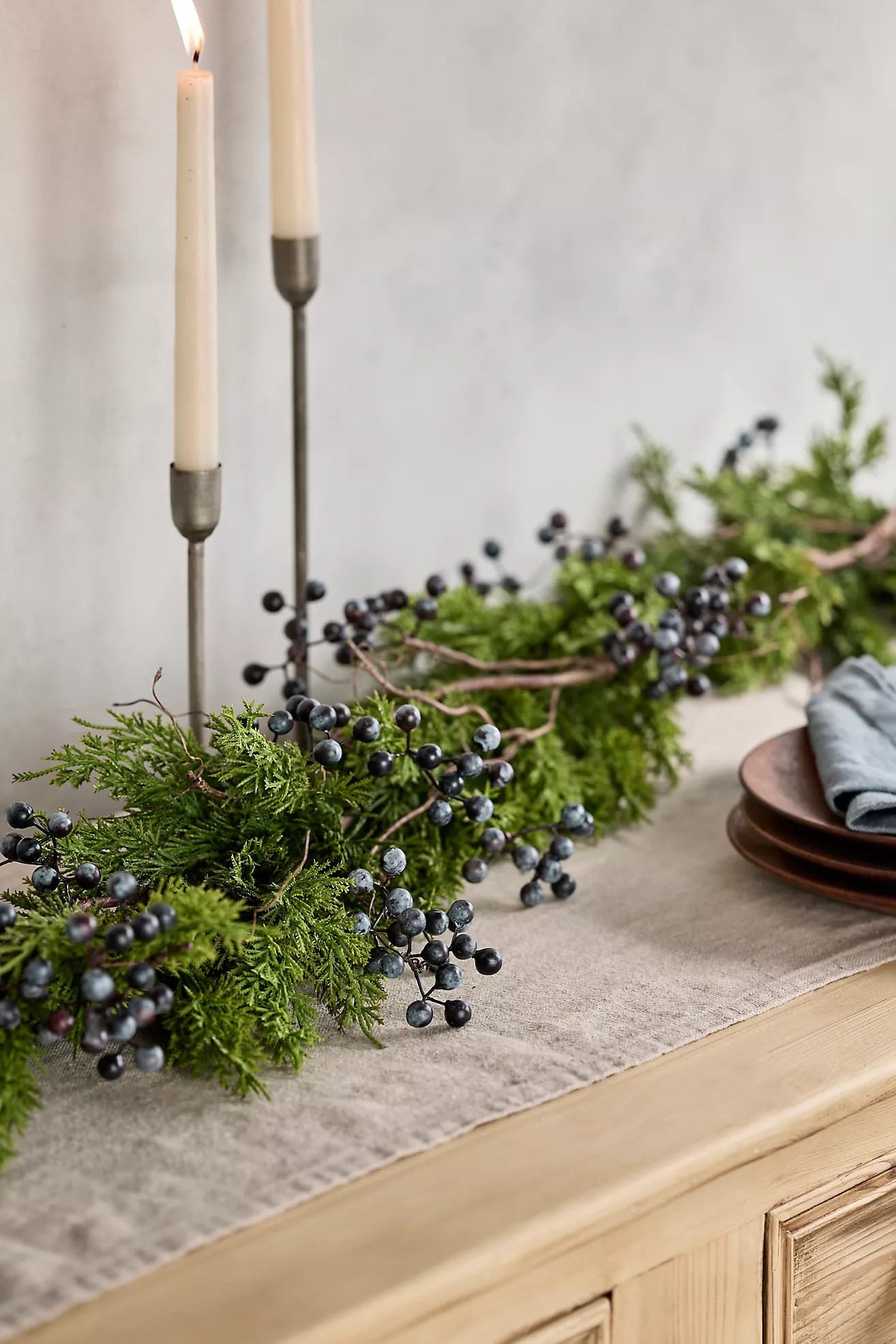 Blueberry Garland | Anthropologie (US)