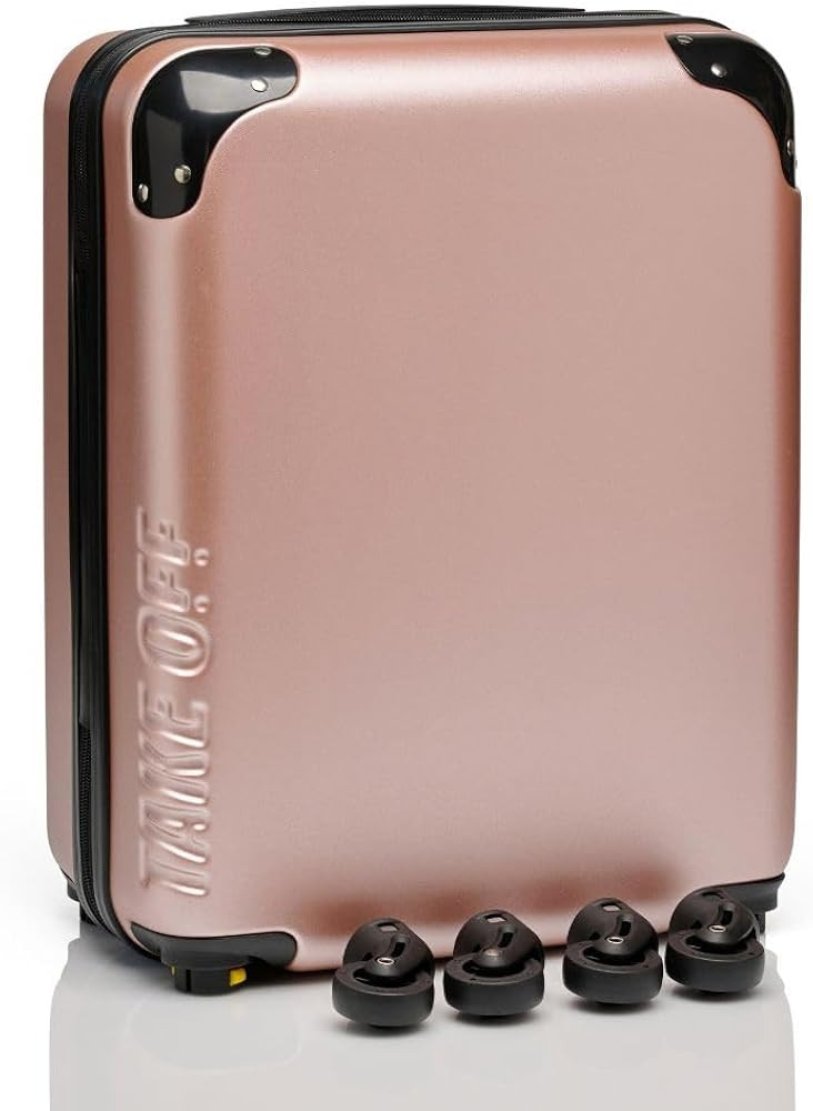 18 Inch Personal Item Removable Wheels Suitcase 2.0 Converts from Carry-On into Under the Seat Lu... | Amazon (US)