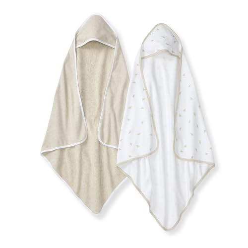 Hooded Towels, Absorbent Knit Terry, Super Soft Single Ply, 100% Organic Cotton | Amazon (US)