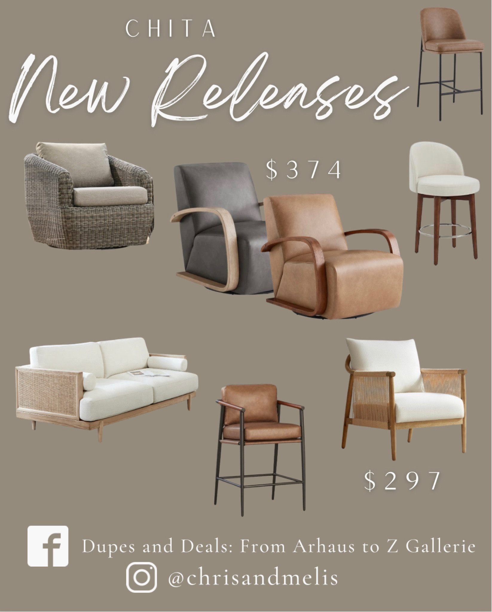 So many gorgeous new Chita finds! Loving that Arhaus Walsh glider dupe!! 

#LTKhome #LTKsalealert