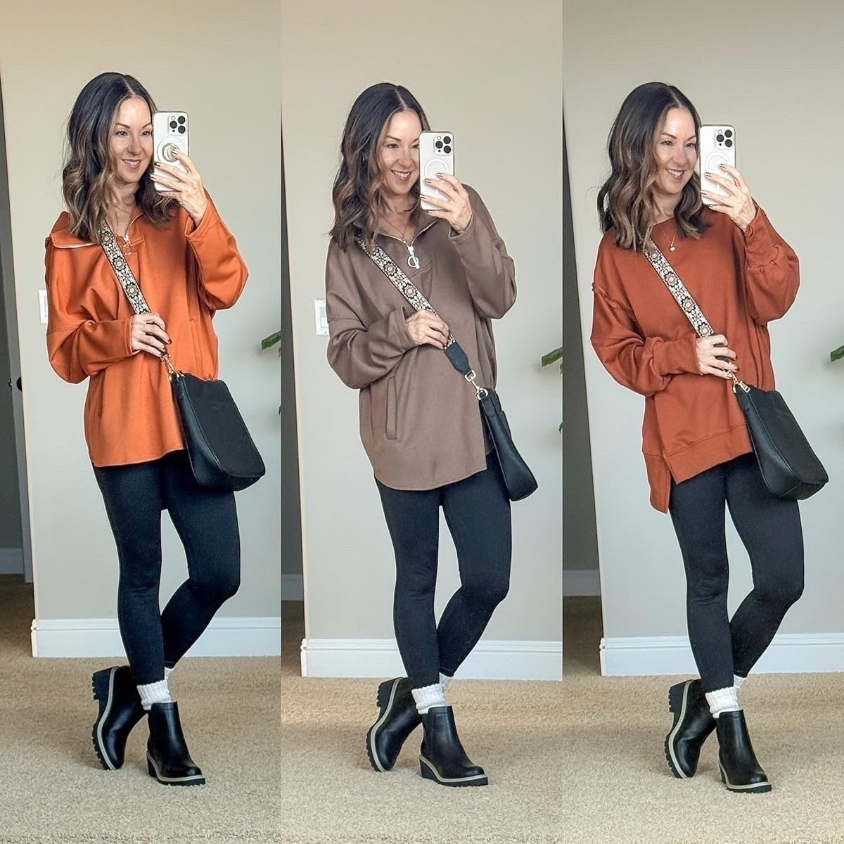 ☃️ Easy winter outfits with leggings and long tunic length pullovers. They’re perfect for daytime looks, traveling, or lounging!

For reference, I’m 5’1”, 109lbs. I’m wearing the smallest size in all.

Casual look, loungewear, daytime looks, winter fashion, travel outfit, EverydayHolly

#LTKootd #LTKPetite #LTKSeasonal