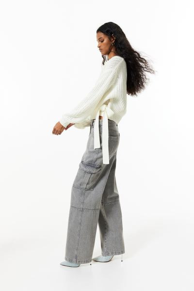 Rib-knit Wrap Cardigan | H&M (US + CA)