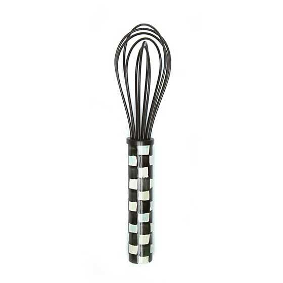 Courtly Check Small Whisk - Black | MacKenzie-Childs