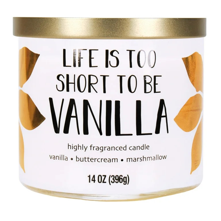 Mainstays Vanilla Scented 3-Wick Candle, 14 oz. | Walmart (US)