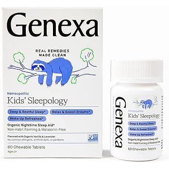 Genexa Sleepology for Children – 60 Tablets | Certified Organic & Non-GMO, Melatonin-Free, Phys... | Amazon (US)