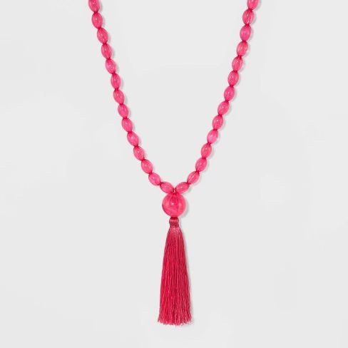 SUGARFIX by BaubleBar Tassel Pendant Beaded Necklace | Target