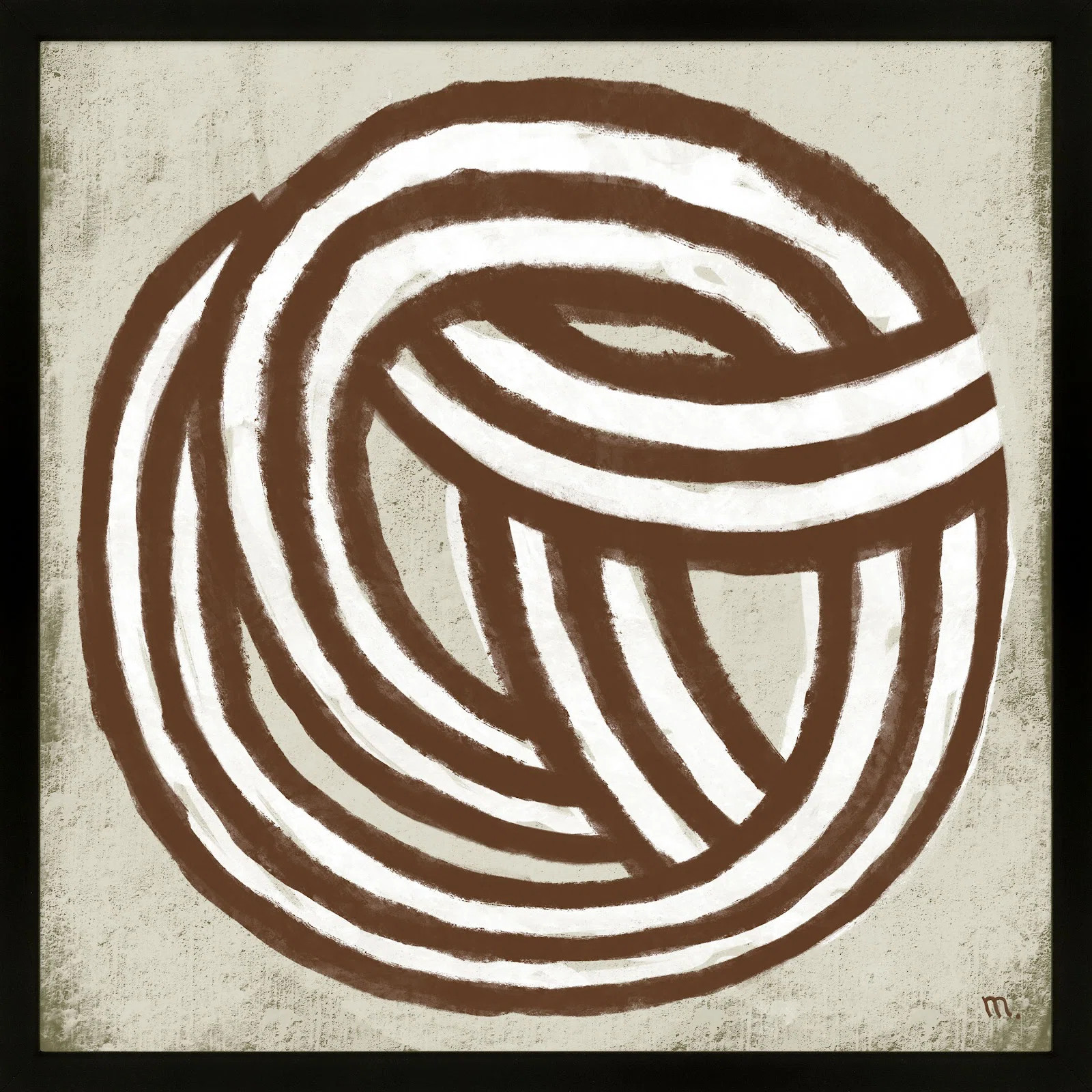 Knotting By Studio M - Framed Wall Art | Wayfair North America