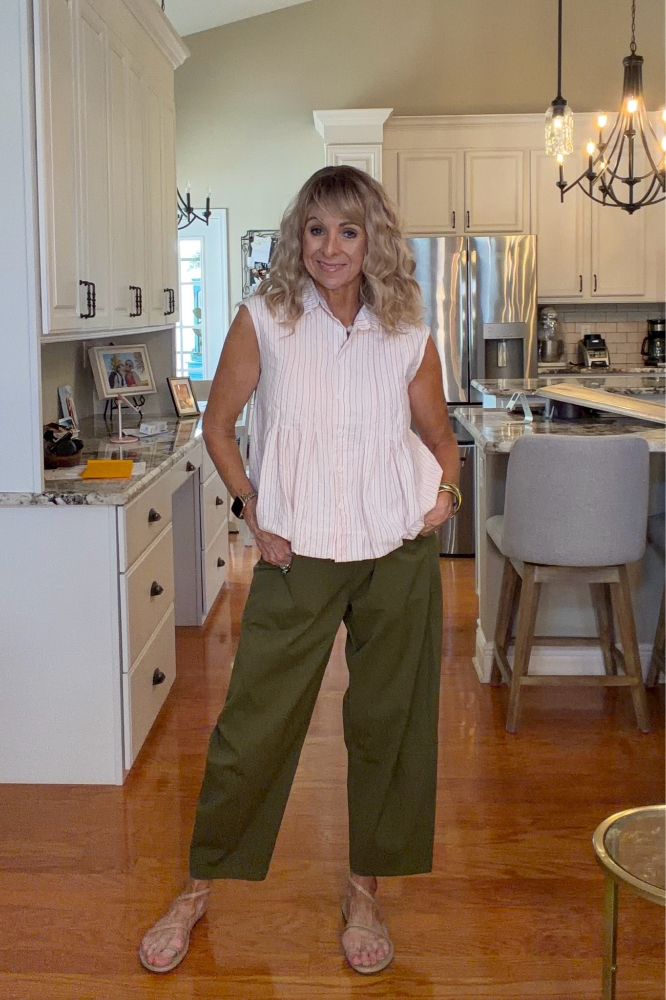 Lightweight pants and cute top make a perfect option for a summer outfit minus shorts!

#LTKSaleAlert #LTKOver40