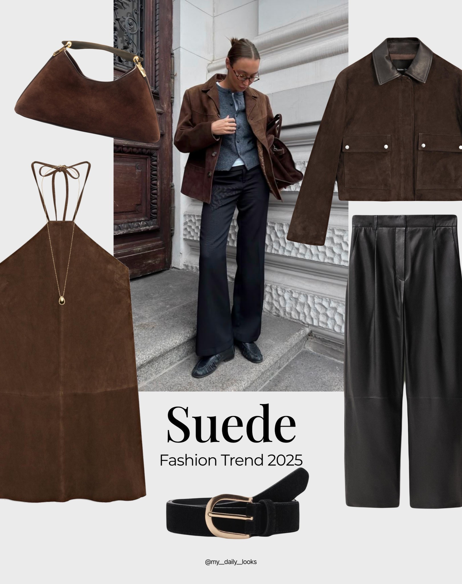 Suede is dominating spring 2025! Versatile & timeless, suede pieces are a great investment, as they will never go out of style. Here is my selection of the most gorgeous suede pieces.

Check out more ideas in my profile. 

Tags: suede jacket, suede shoes, suede bag, suede skirt, suede leather, fashion trends 2025, spring style, spring outfit, spring fashion, easy styling, simple everyday look, chic & basic outfit, Parisian look, casual outfit, capsule wardrobe, office look, brunch style, high street.

#LTKspring #LTKstyletip #LTKbag
