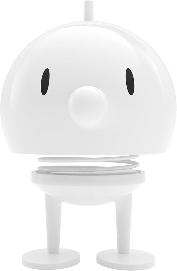 Hoptimist Classic Bumble, White, Home Decor Ornament, Danish Design - Plastic W/Metal Spring, Lar... | Amazon (US)