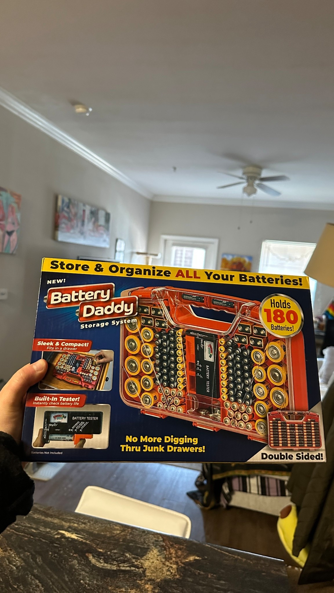 After the storm and losing power and finding it impossible to find where tf all my batteries live I caved and got a battery daddy! Now they will live in a single spot that’s easy to access. I’m already in love with this organizer. 

#LTKHome