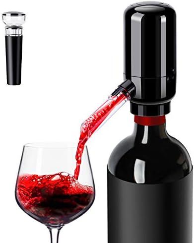 Electric Wine Aerator Pourer, Hapythda Wine Lover Gifts - Automatic Wine Aerator and Pump Dispens... | Amazon (US)