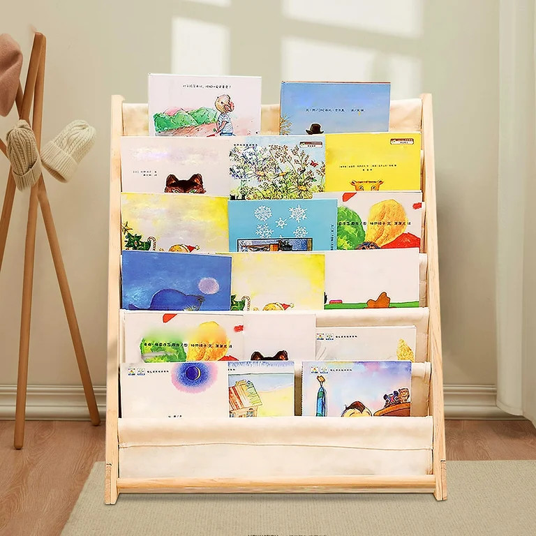6-layer Kids Bookshelf, Book Display Shelf, Book Rack Bookcase Organizer Book Storage Display She... | Walmart (US)