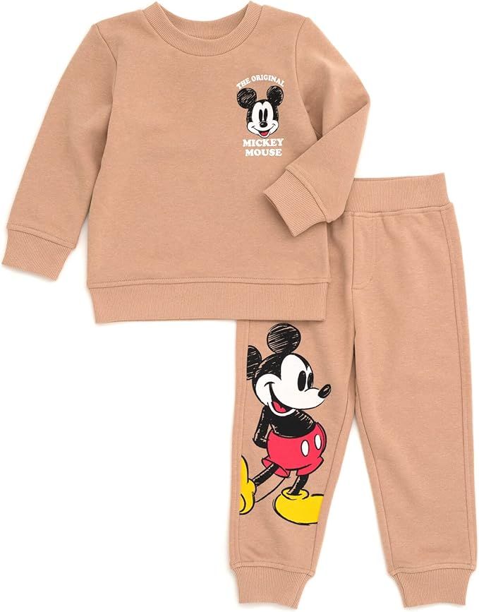 Disney Lion King Mickey Mouse Pumbaa Timon Simba Fleece Sweatshirt and Pants Set Newborn to Littl... | Amazon (US)