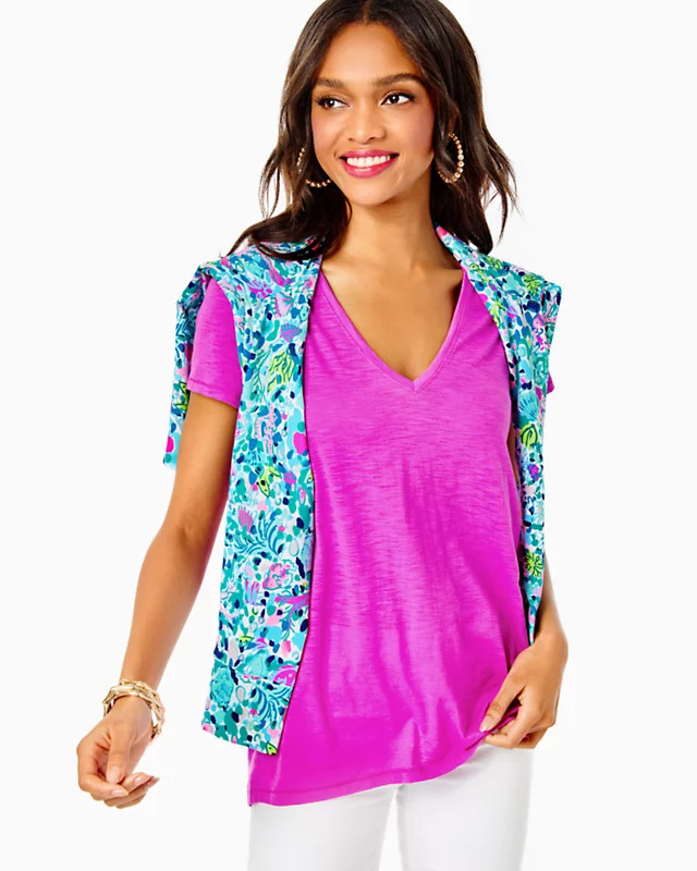 Etta V-Neck Top | Lilly Pulitzer