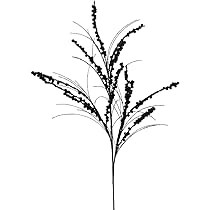 Vickerman 697436-36" Artificial Black Berry Twig Glitter Spray (6 Pack) (QG221517) | Amazon (US)