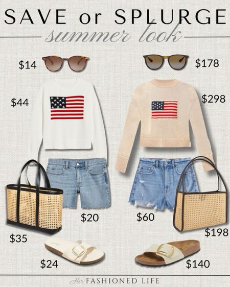 Save or Splurge - Summer Look

#LTKStyleTip #LTKOver40 #LTKSeasonal