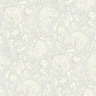 Chesapeake Vadouvan Light Blue Pre-Pasted Non-Woven Wallpaper 4134-72539 - The Home Depot | The Home Depot
