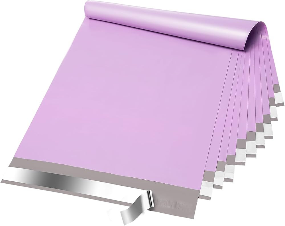 Fuxury Poly Mailers 12x15.5Inch 50 Pcs, Waterproof Shipping Bags for Clothing, Strong Adhesive Sh... | Amazon (US)