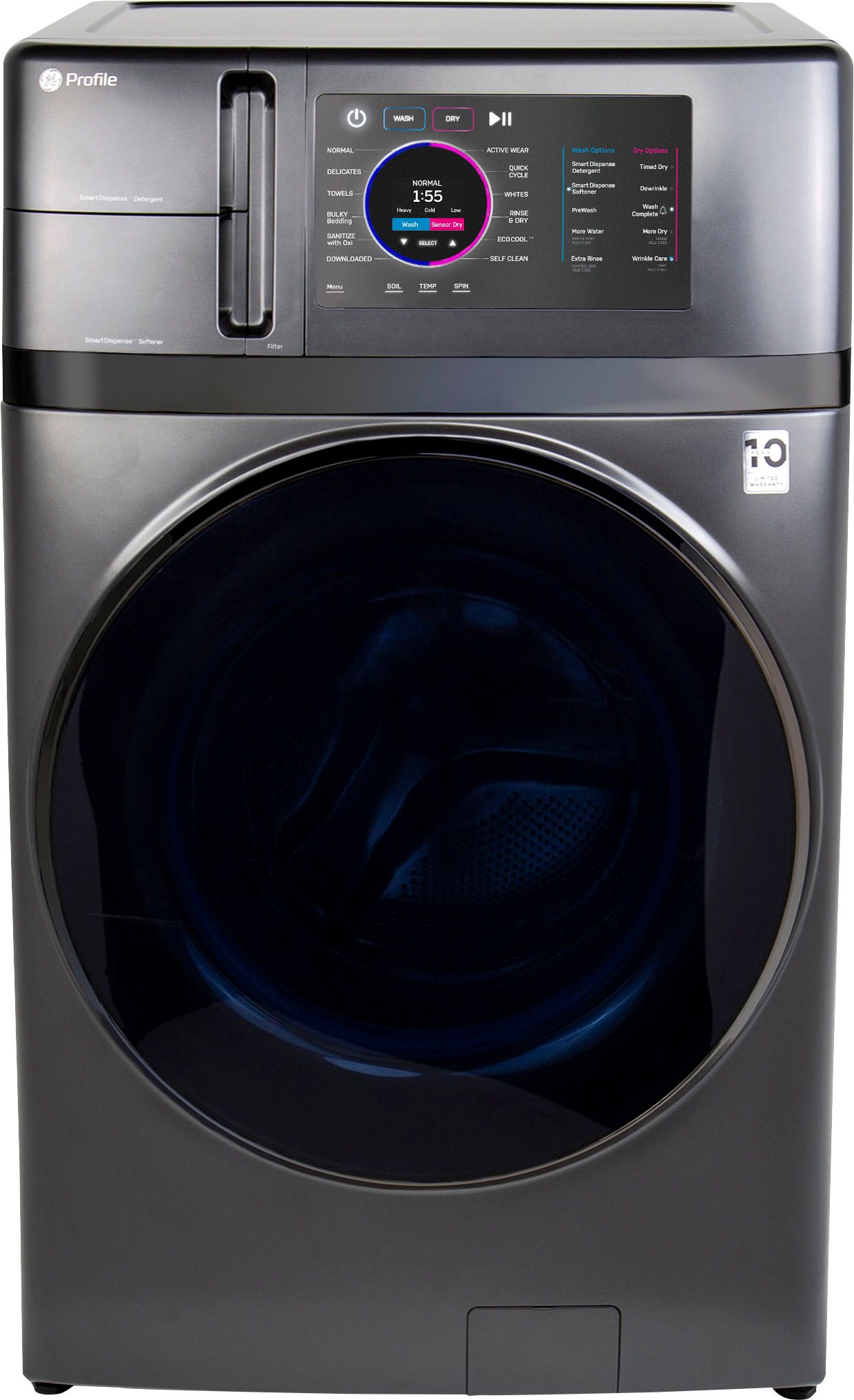 GE Profile UltraFast 4.8 cu ft Large Capacity All-in-One Electric Washer/Dryer Combo with Ventles... | Best Buy U.S.