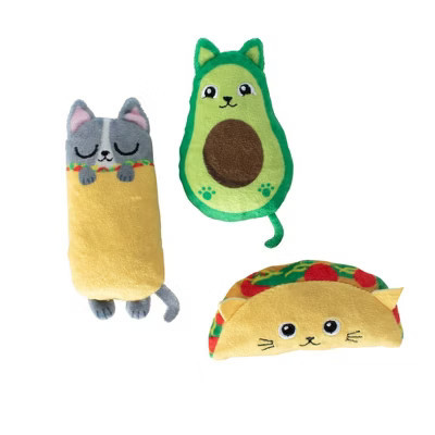 PetShop by Fringe Studio Kitty Cravings Cat Plush Toy Set - 3pc | Target