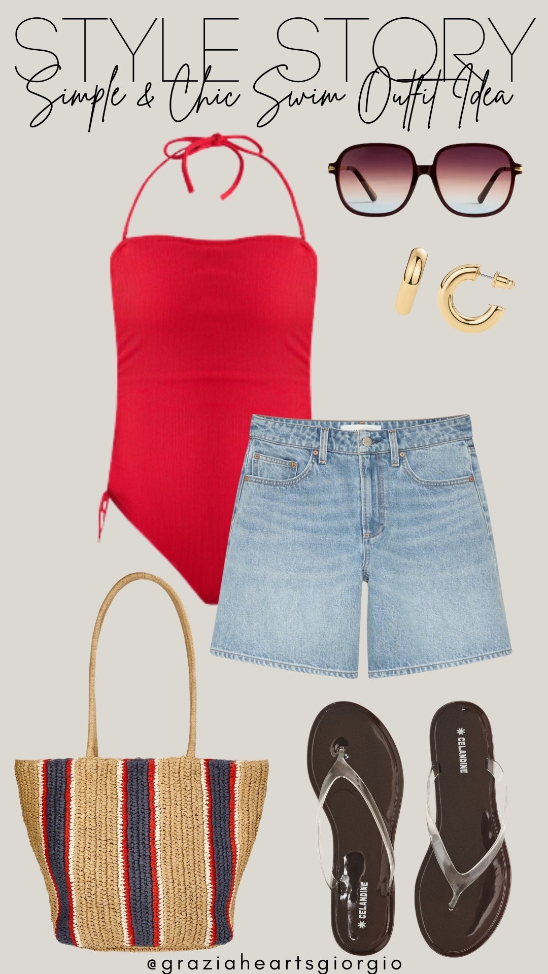 Simple & Chic Swim Outfit Idea 
.
#outfitidea

#LTKootd #LTKgrwm