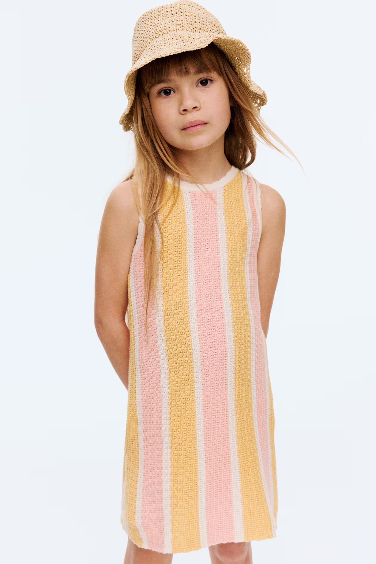Textured cotton dress | H&M (UK, MY, IN, SG, PH, TW, HK)