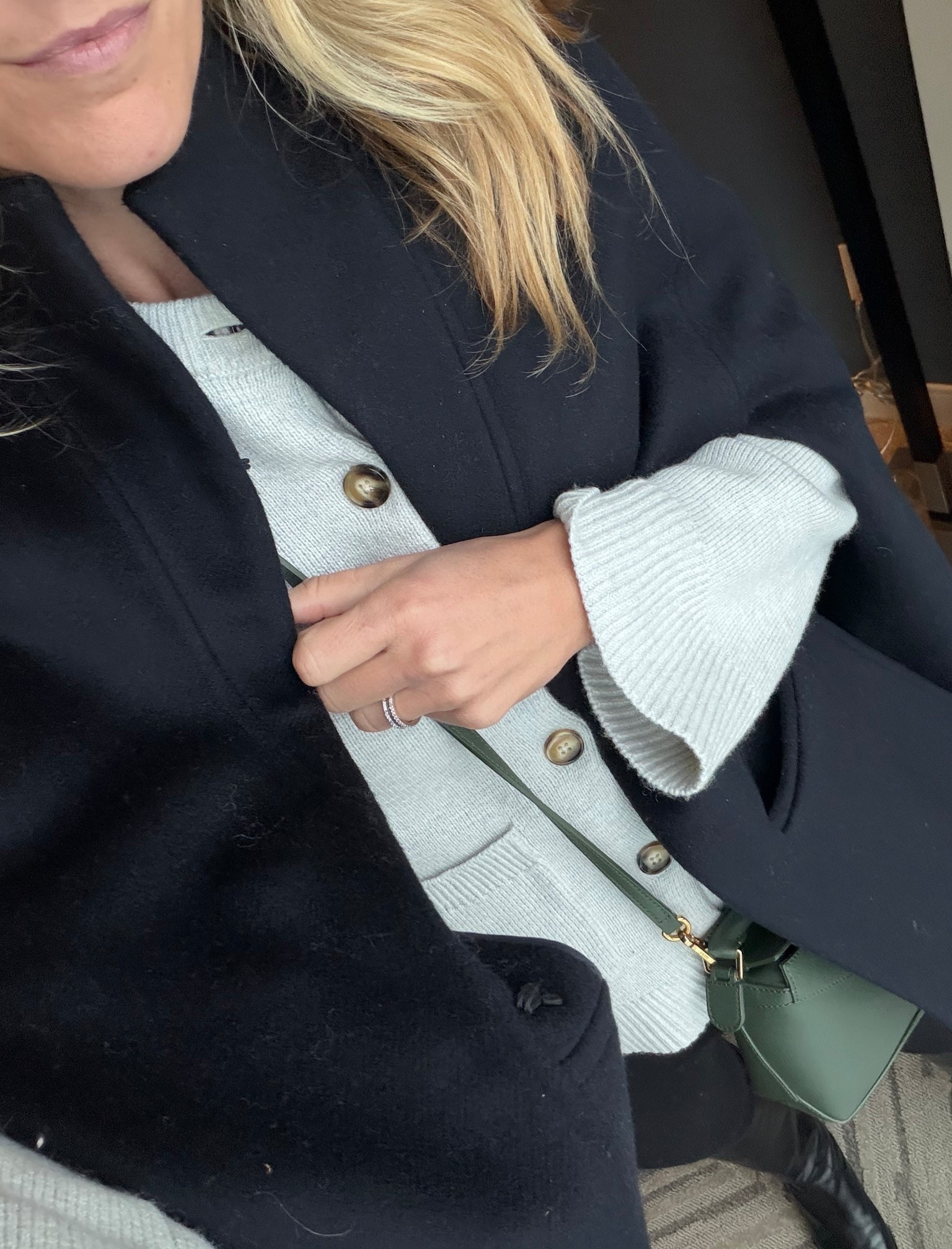 Cozy work wear layers. Button up sweater is by Modern Citizen

#LTKWorkwear