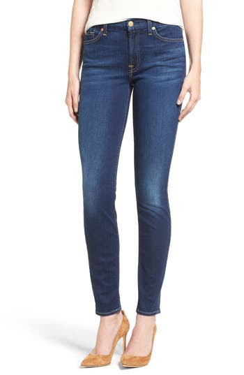 Women's 7 For All Mankind 'B(Air) - The Skinny' Skinny Jeans, Size 23 - Blue | Nordstrom