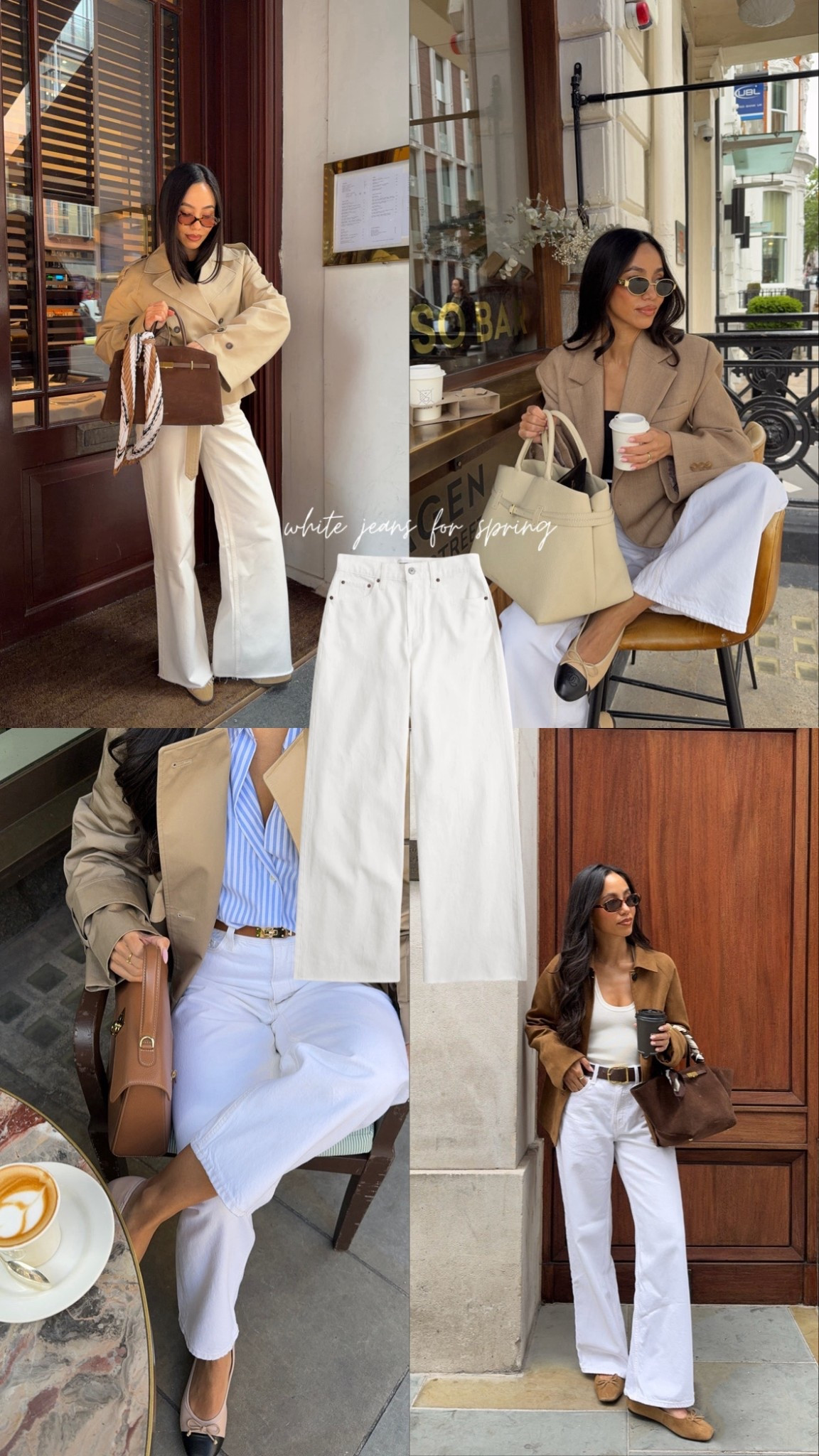 White jeans for spring are an absolute must 👖 Abercrombie have 20-40% off this weekend and get an extra 15% off with the code AFXLTK 🙋🏻‍♀️ 

I wear size 24 and regular length (regular length with heels/ boots and short length with trainers) 

White denim, spring staples, capsule wardrobe, spring jeans

#LTKjeans #LTKspring #LTKstyletip