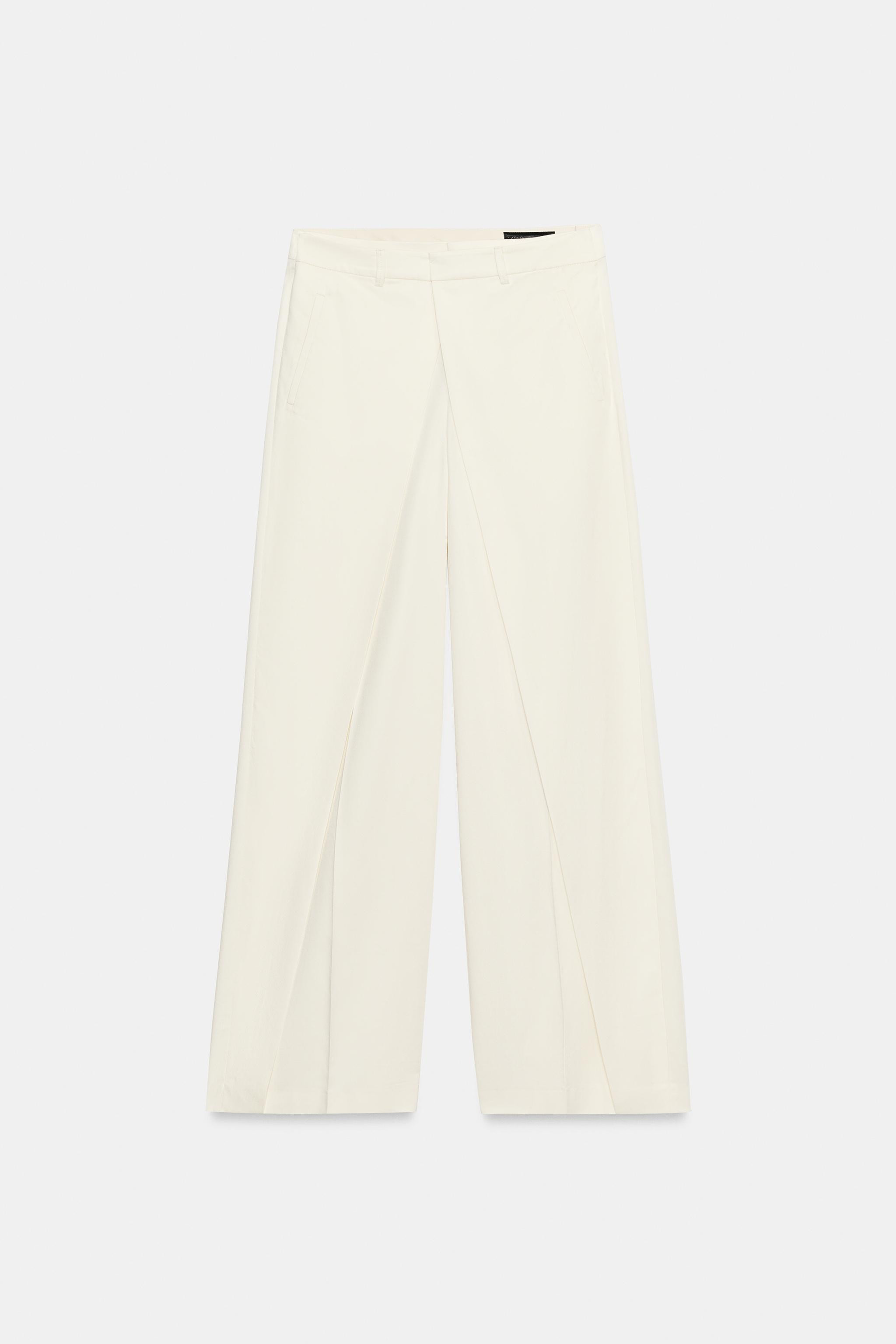 ZW COLLECTION WIDE-LEG PLEATED TROUSERS | Zara US