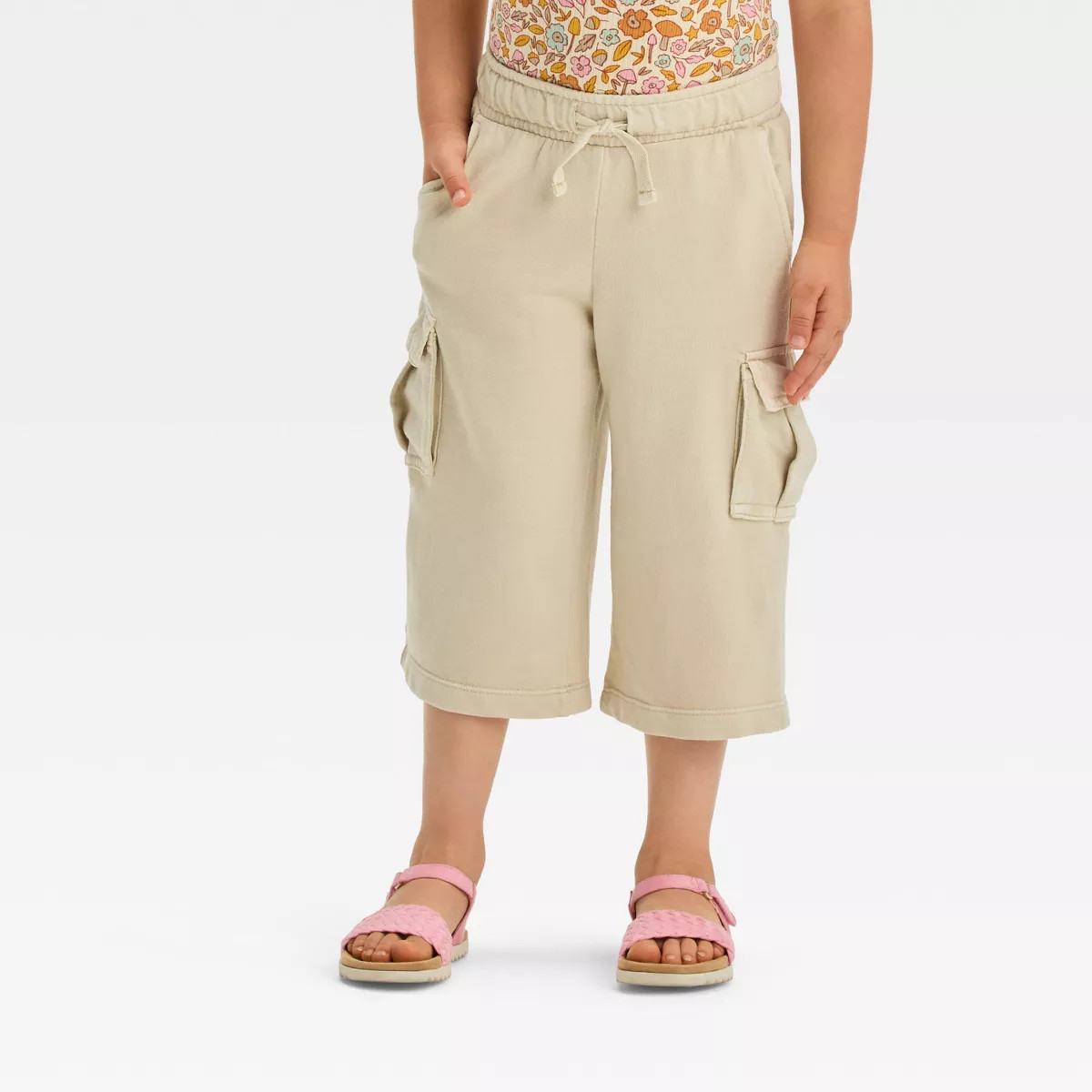Toddler Girls' French Terry Cargo Pants - Cat & Jack™ | Target