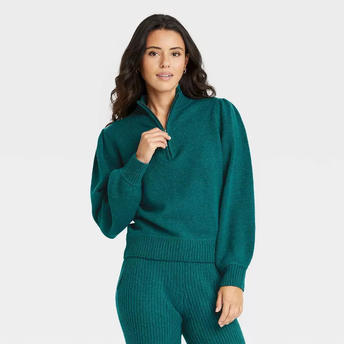 Women's Mock Turtleneck Pullover Sweater - Universal Thread™ | Target