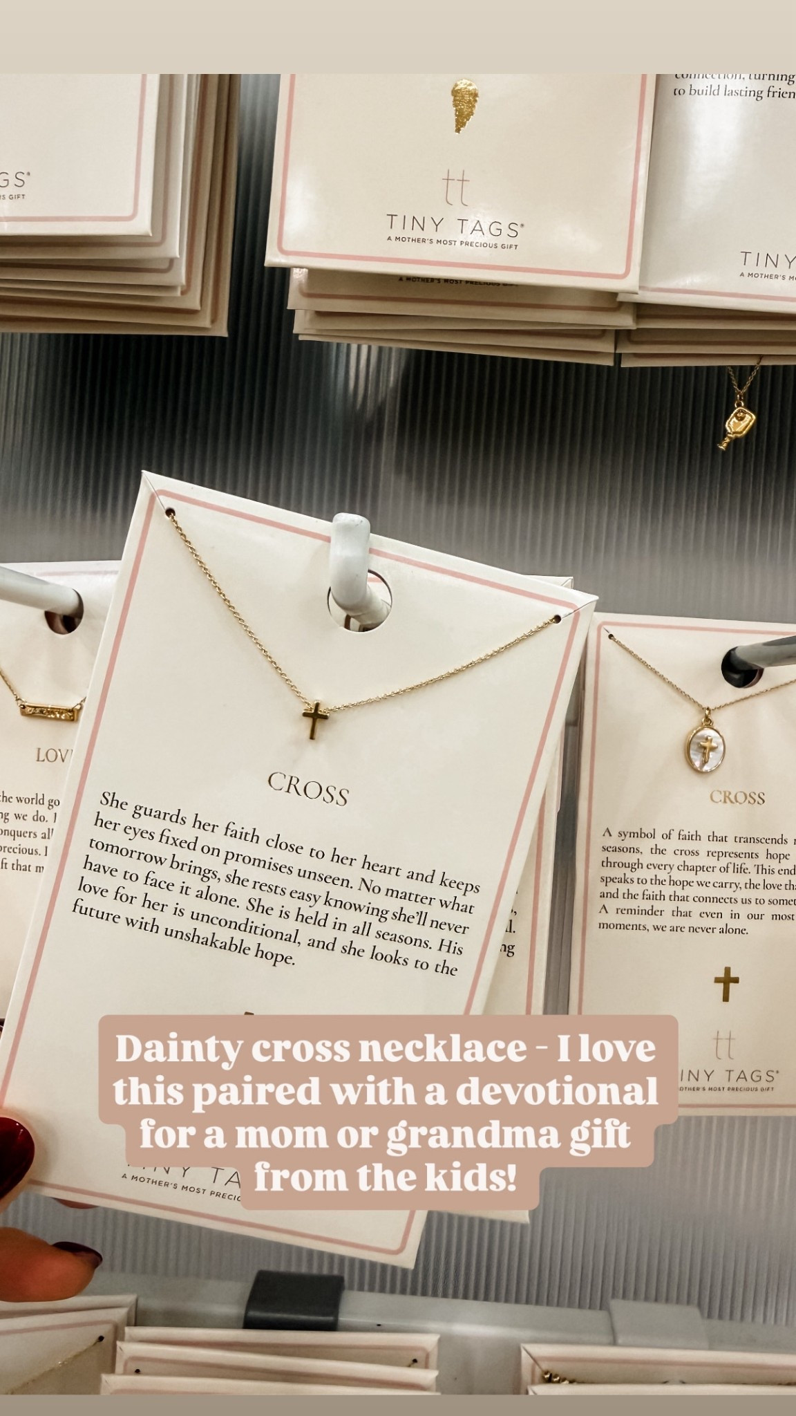 This cross necklace would make a great gift for your mom, daughter, granddaughter, niece, friend, grandmother, aunt, etc.!

Loverly Grey, Target find, cross necklace, gold necklace, gift guide, gift ideas 

#LTKHoliday #LTKFindsUnder50 #LTKGiftGuide