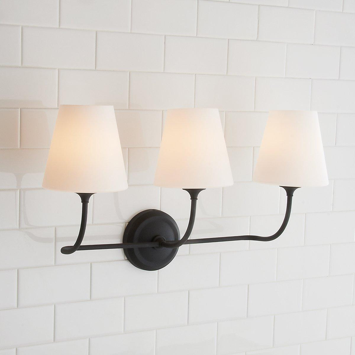 Modern Charleston Vanity Light - 3 Light | Shades of Light