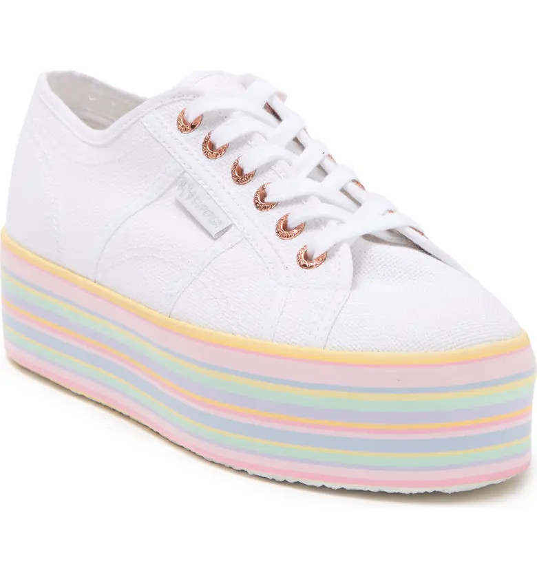 SUPERGA Stripe Print Platform Sneaker | Nordstromrack | Nordstrom Rack