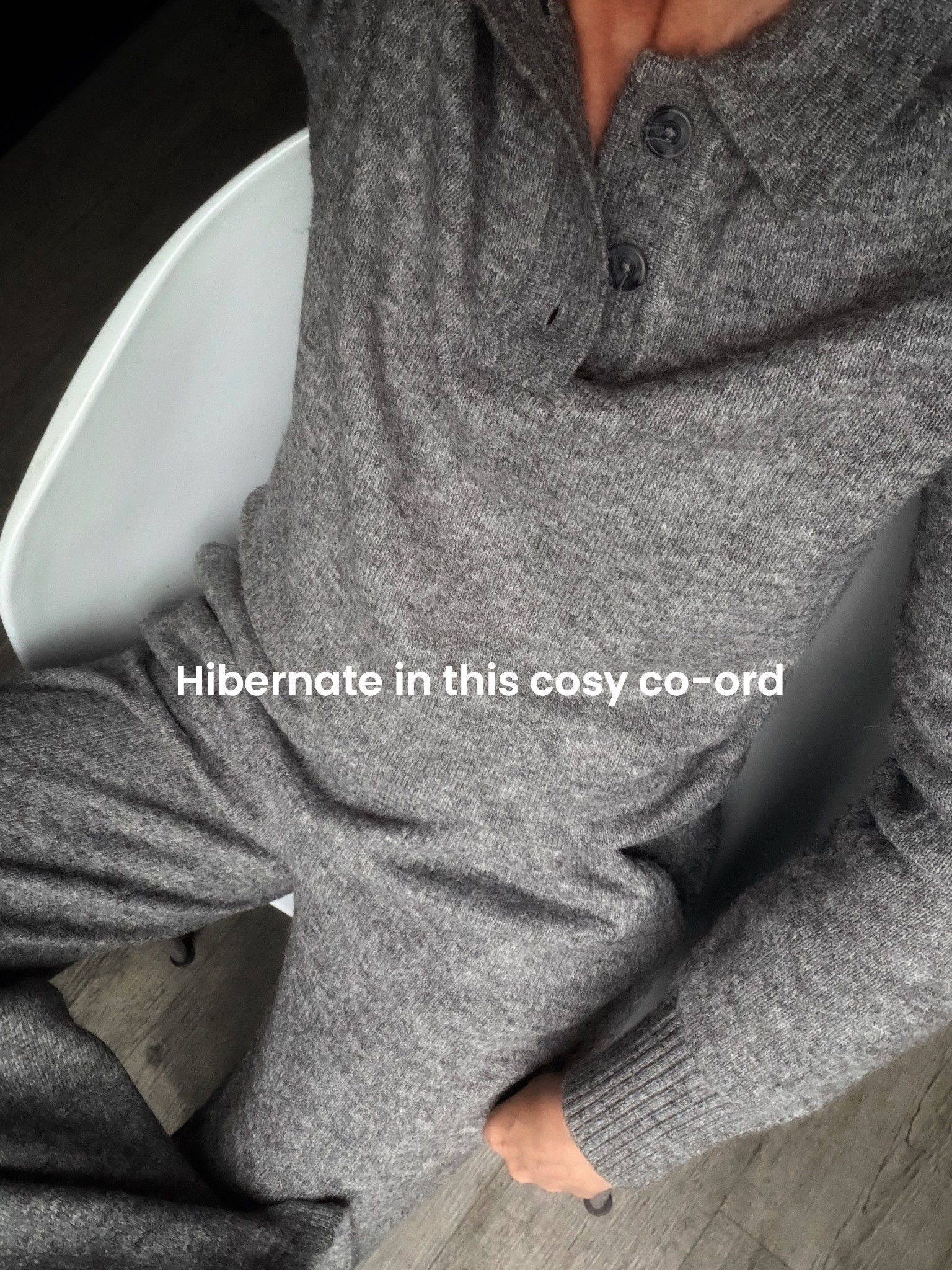 I’m hibernating from this foul weather in this cosy Co ord from M&S. I’m in a small trousers and M top xx

#LTKwinter #LTKstyletip #LTKuk