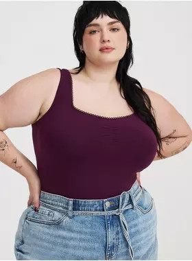 Foxy Cinched Sweetheart Tank | Torrid (US & Canada)